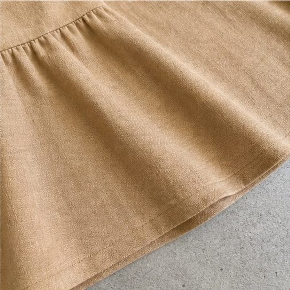 Camel Button Blouse - Picture 6 of 6